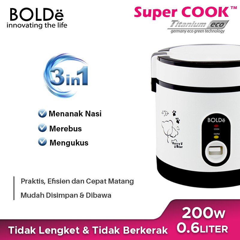 Bolde Super Cook Titanium ECO - Black